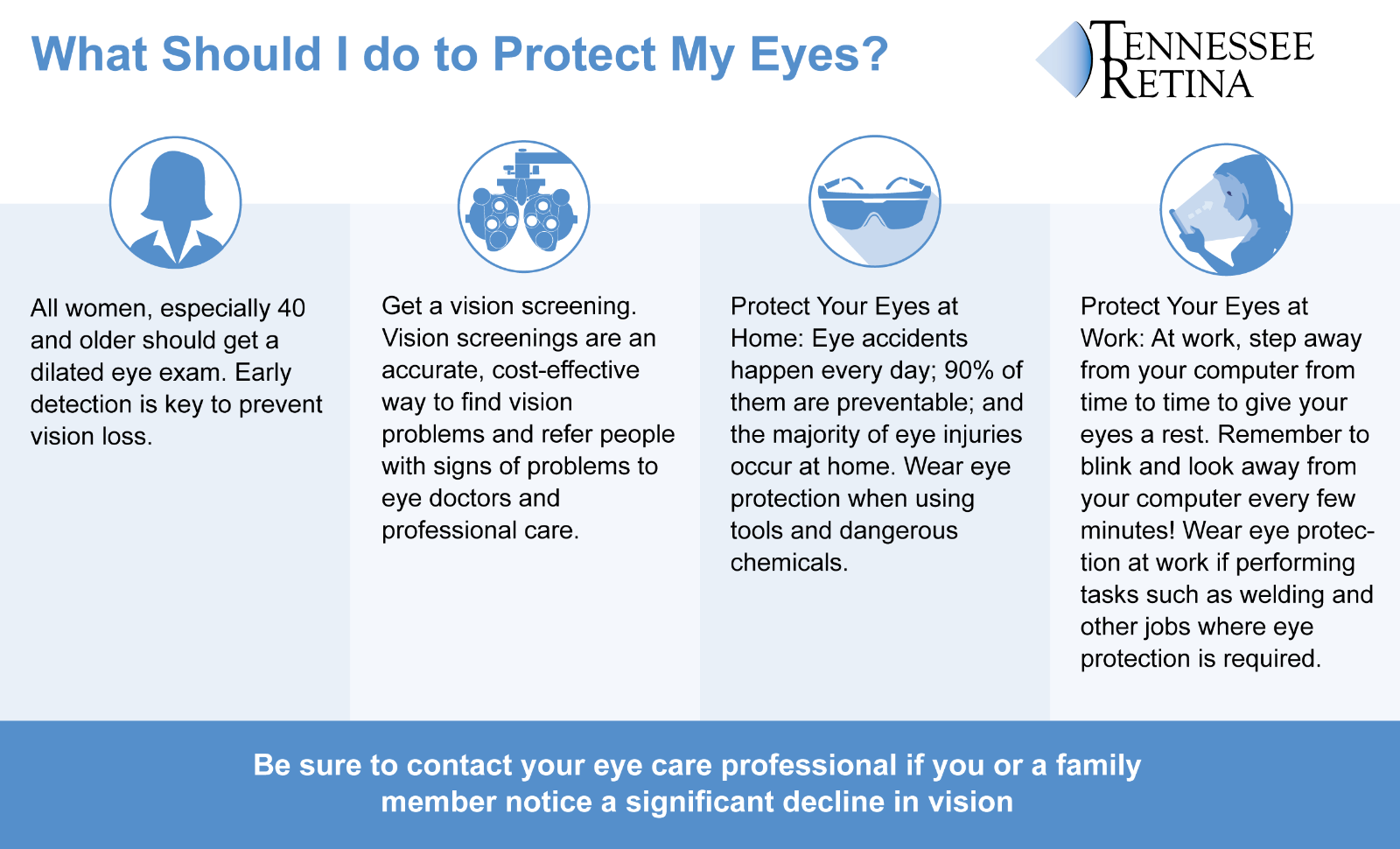 April Is Women's Eye Health And Safety Month